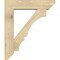Ekena Millwork Balboa Slat Rough Sawn Bracket w/ Offset Brace, Douglas Fir, 8"W x 34"D x 40"H BKT0806X34X40BOA06RDF - alternate 4